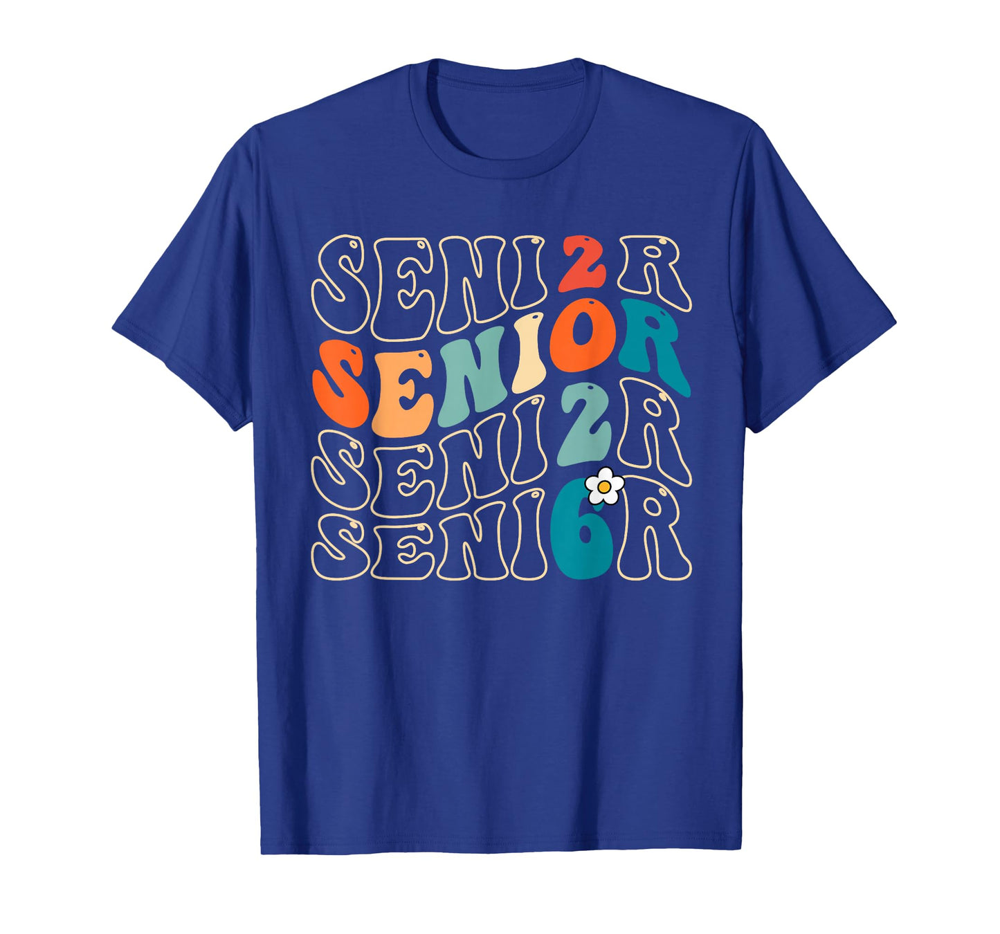Senior 2026 Class of 2026 Retro Groovy Graduation Grad Women T-Shirt