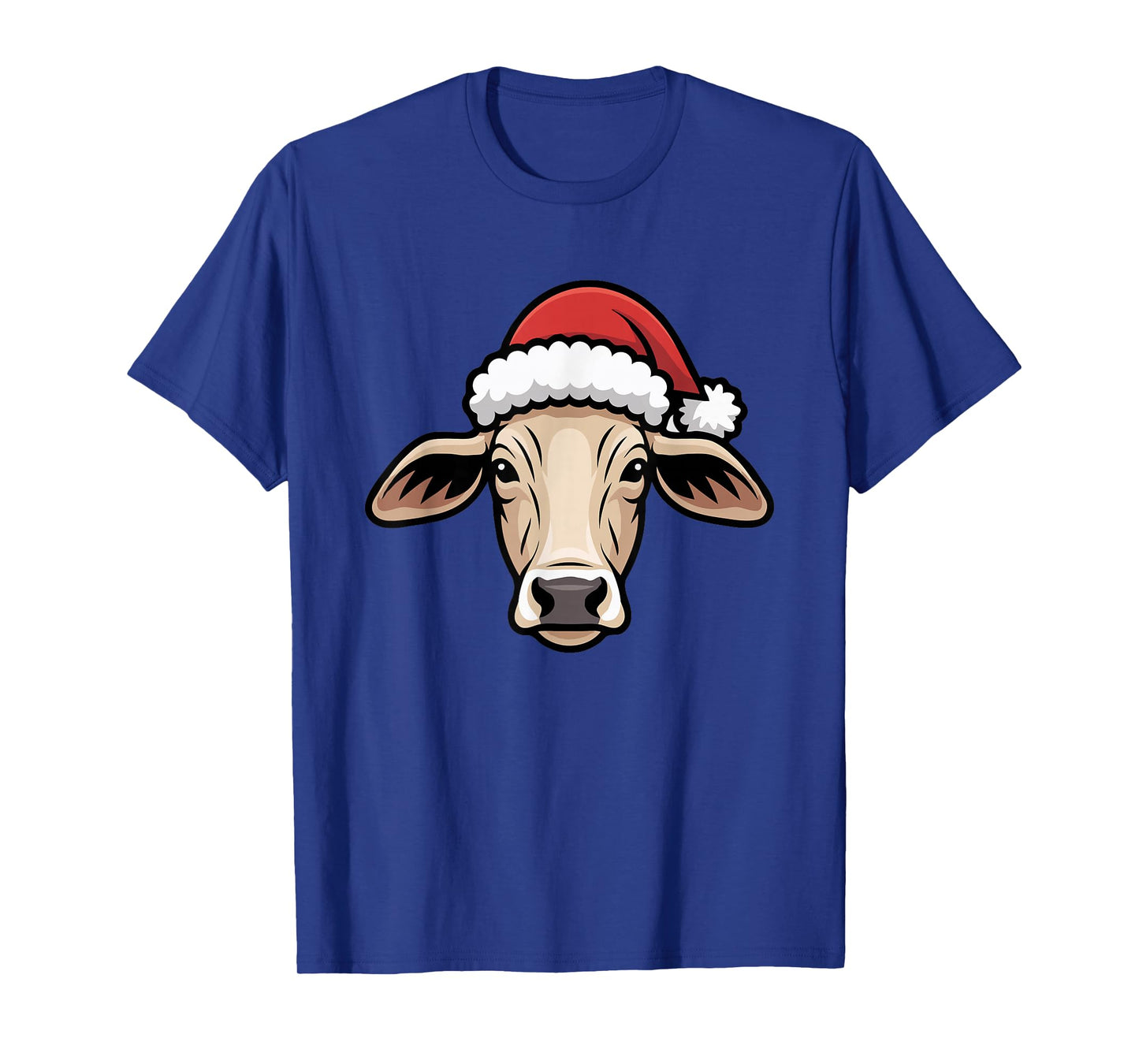 Brahman Cow Christmas Cattle Ugly Xmas Sweater Rancher T-Shirt