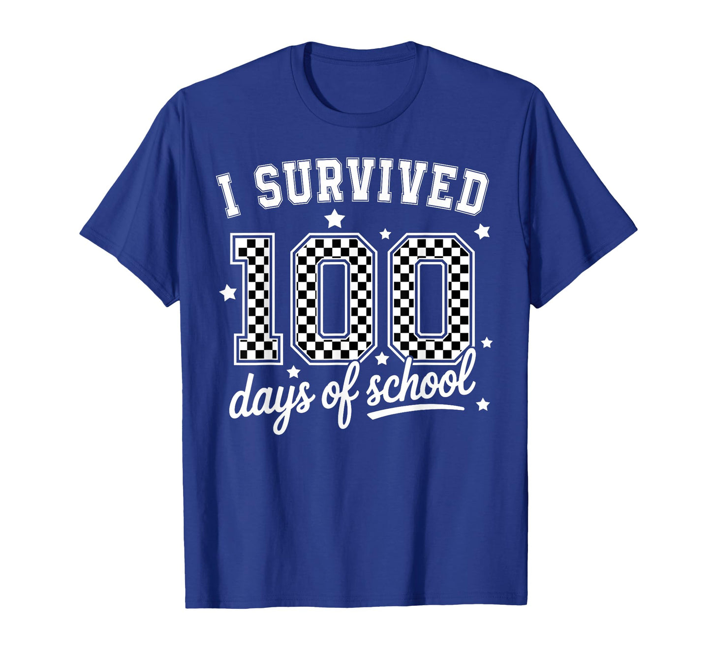 I Survived 100 Days of School Funny Teachers Students Meme T-Shirt