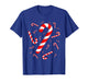 Christmas Candy Cane Santa Xmas Kids Toddler Youth Women Men T-Shirt