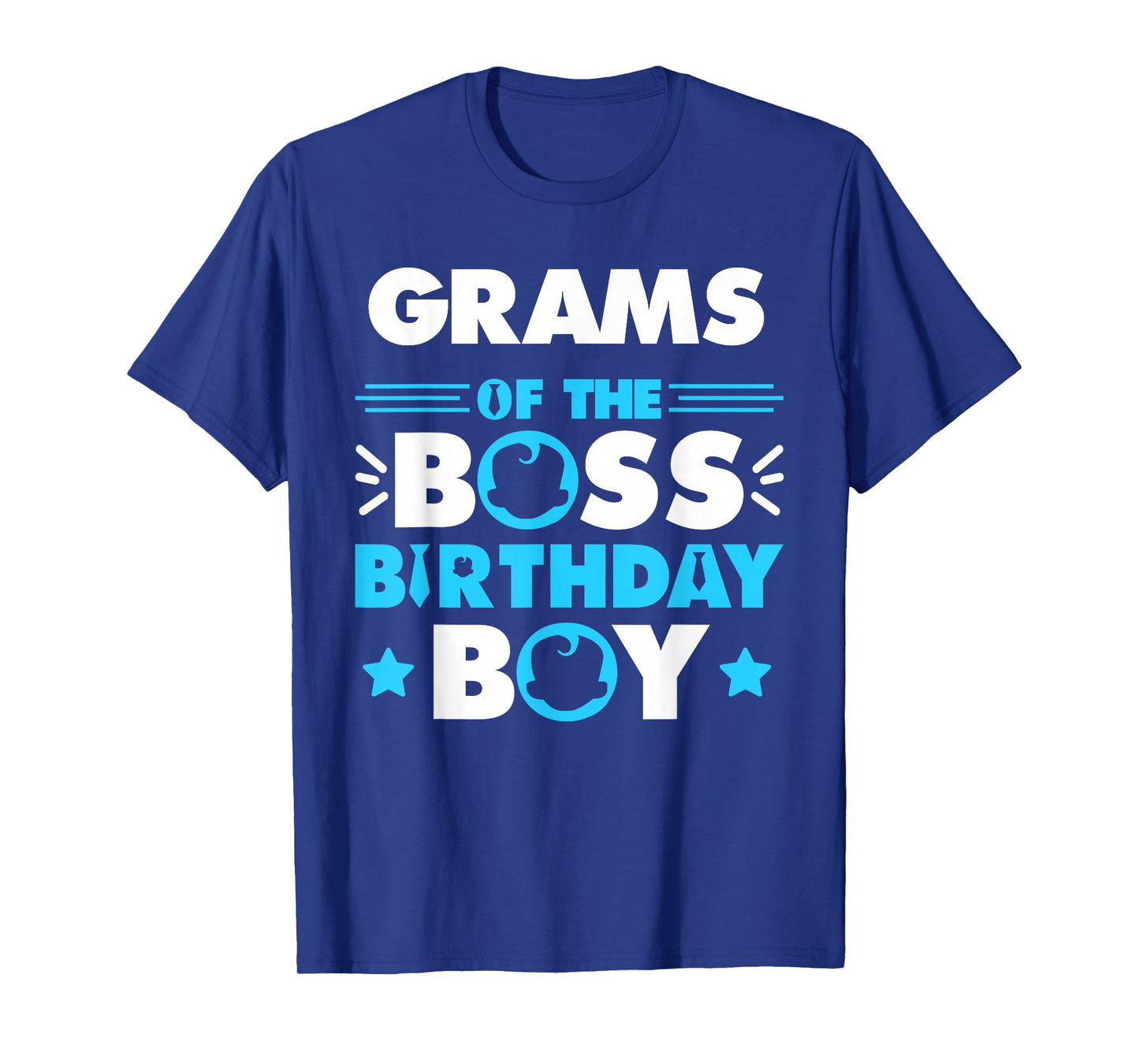 Grams of The Boss Birthday Boy Baby Family Matching T-Shirt