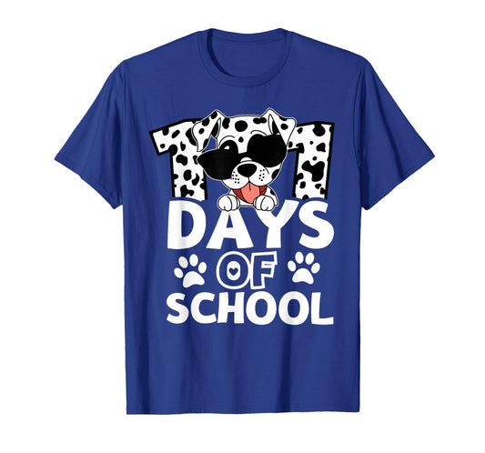 101 Days of School Funny Dog Sunglasses 100th Day of School T-Shirt