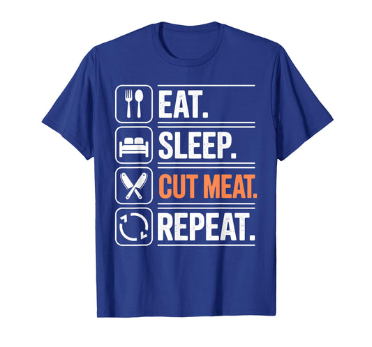 Funny Butcher Design for Men Women Butchery Meat Butcher T-Shirt