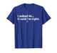 AI Enthusiast Artificial Intelligence Sarcastic Tech Humor T-Shirt