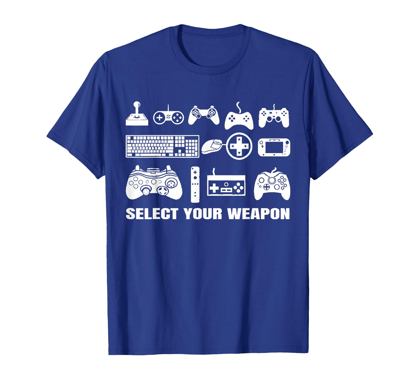 Select Your Weapon Funny Gaming Video Games Controller T-Shirt