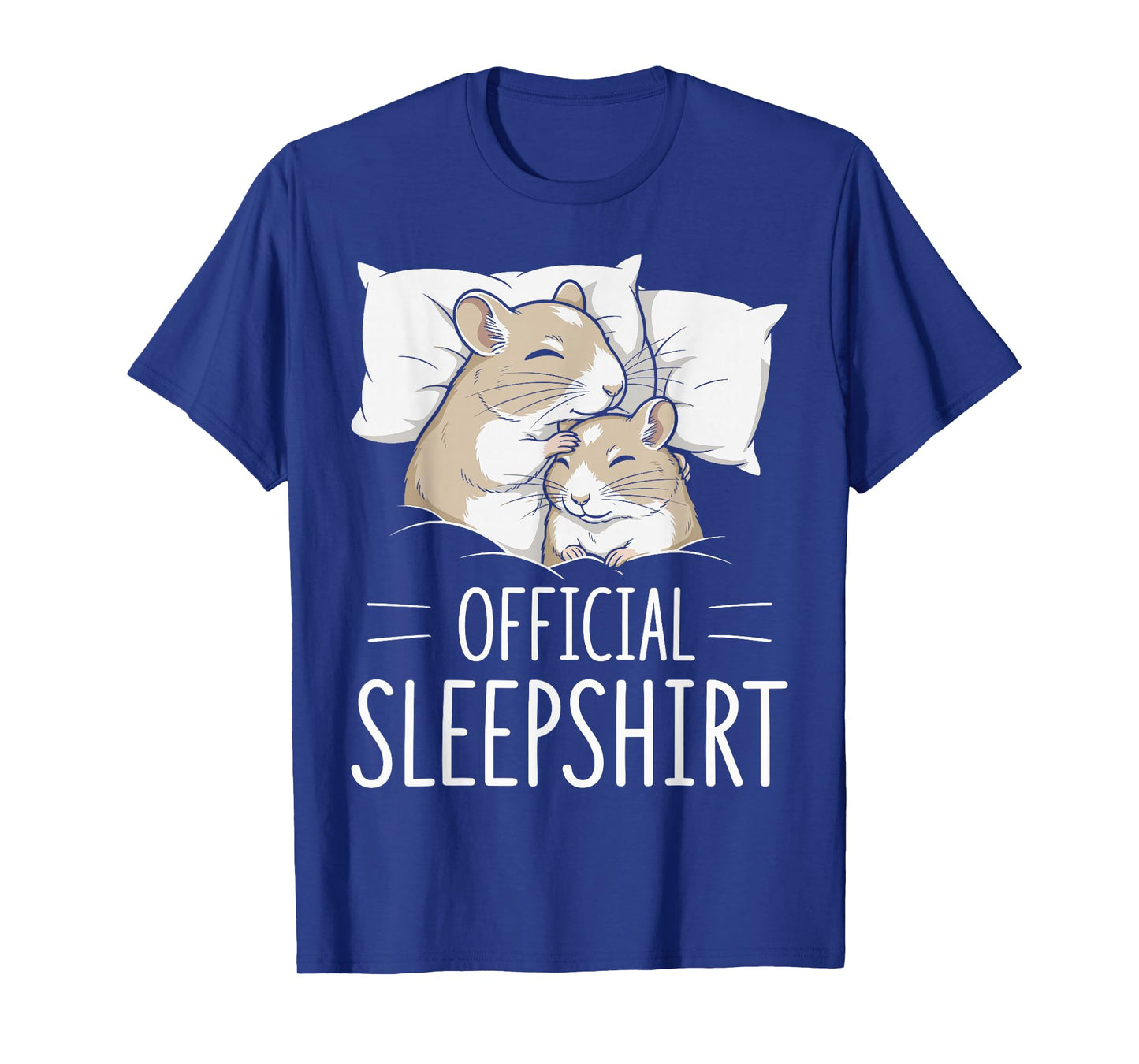 Official Sleepshirt Sleeping Gerbil Mouse Lovers Pajama T-Shirt