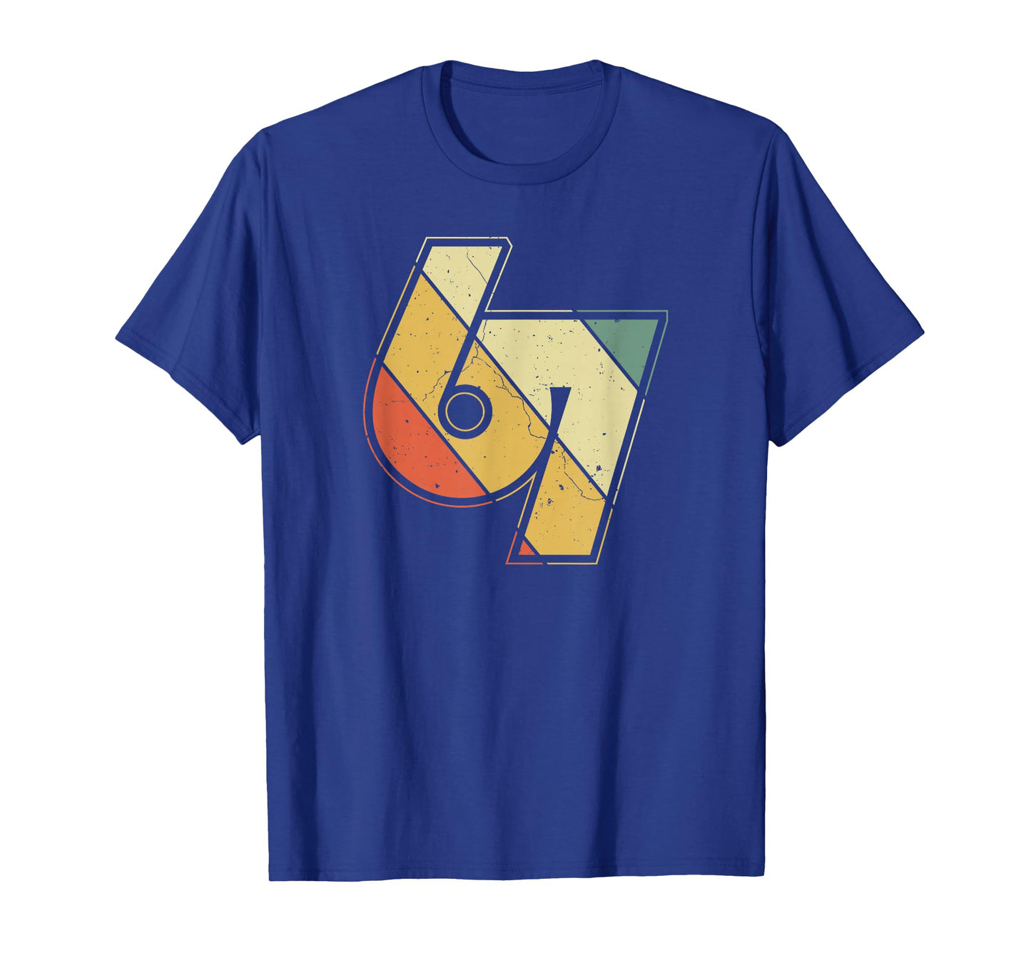 Vintage 6 7 Meme Six Seven Logo Namaste Funny Halloween T-Shirt