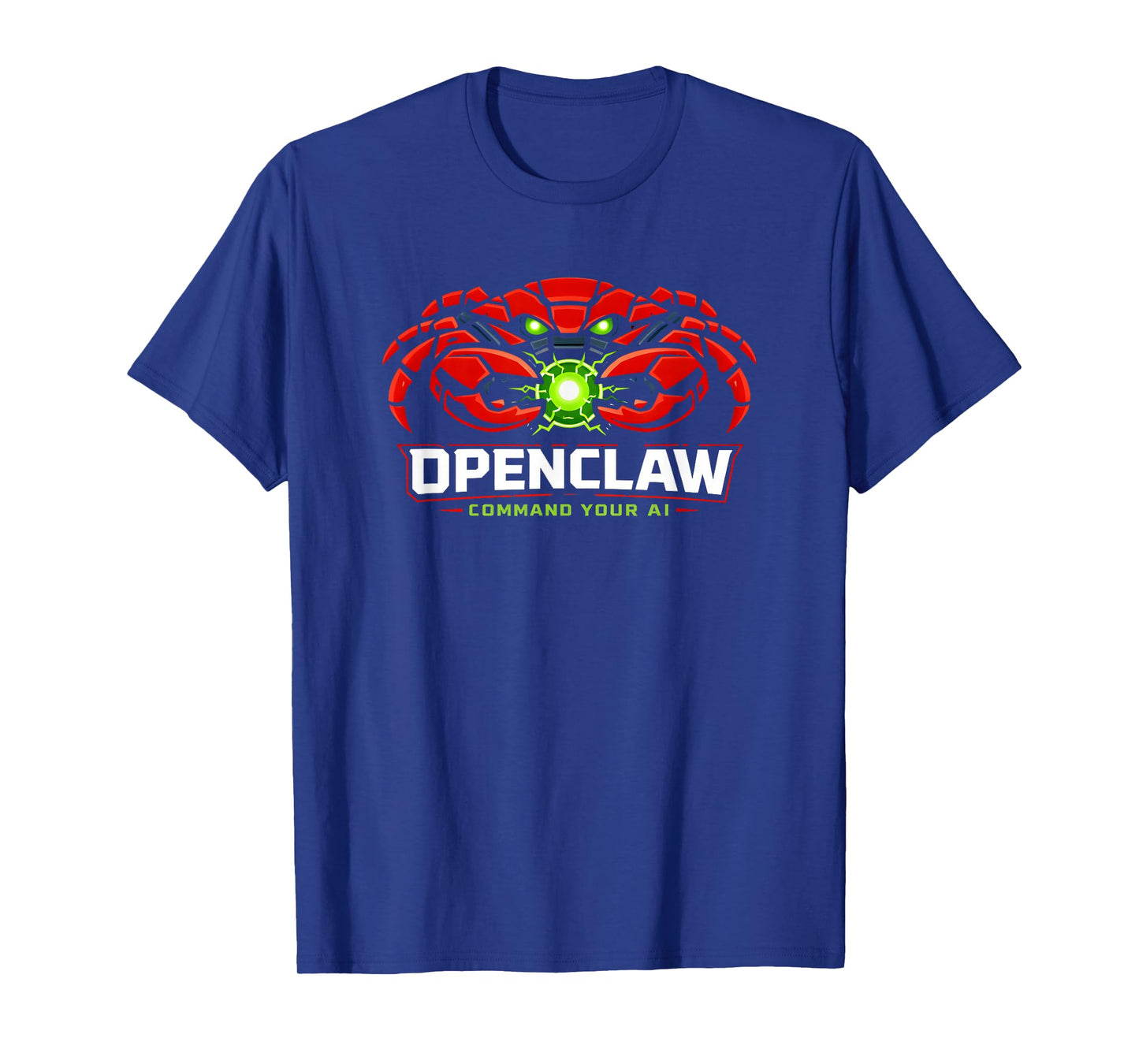OpenClaw AI Command Cyber Crab Machine Intelligence Control T-Shirt