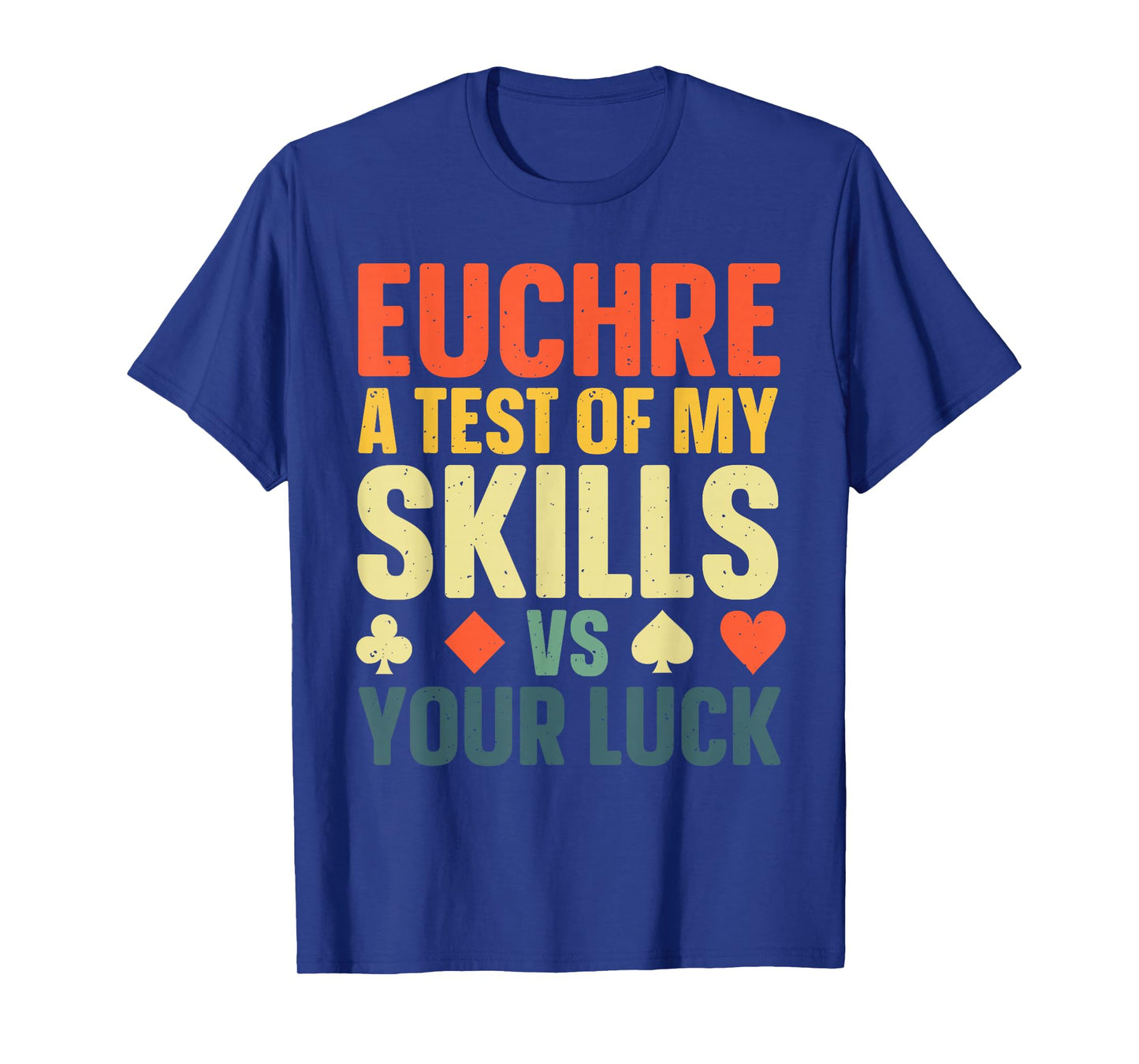 Funny Euchre Art for Men Women Euchre Partner Euchre Player T-Shirt