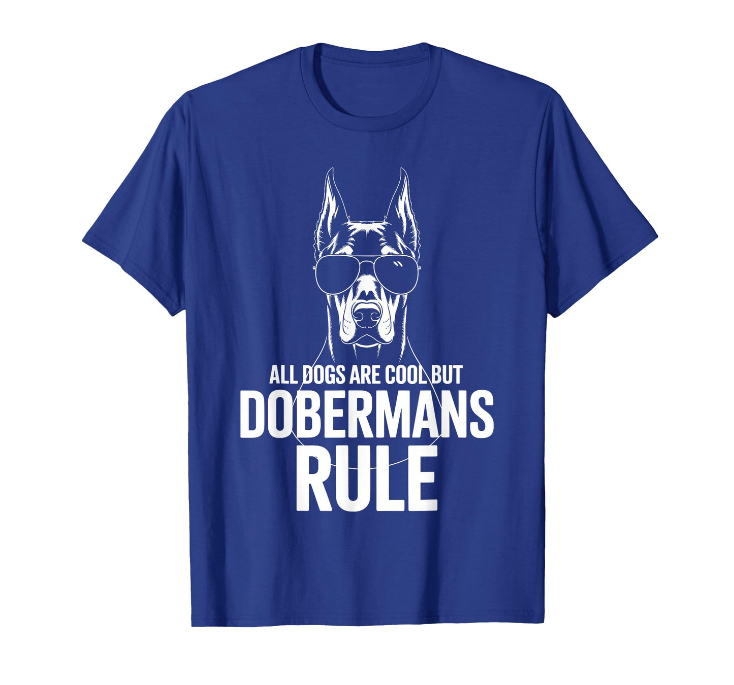 Funny Doberman Art for Men Women Kids Doberman Pinscher T-Shirt