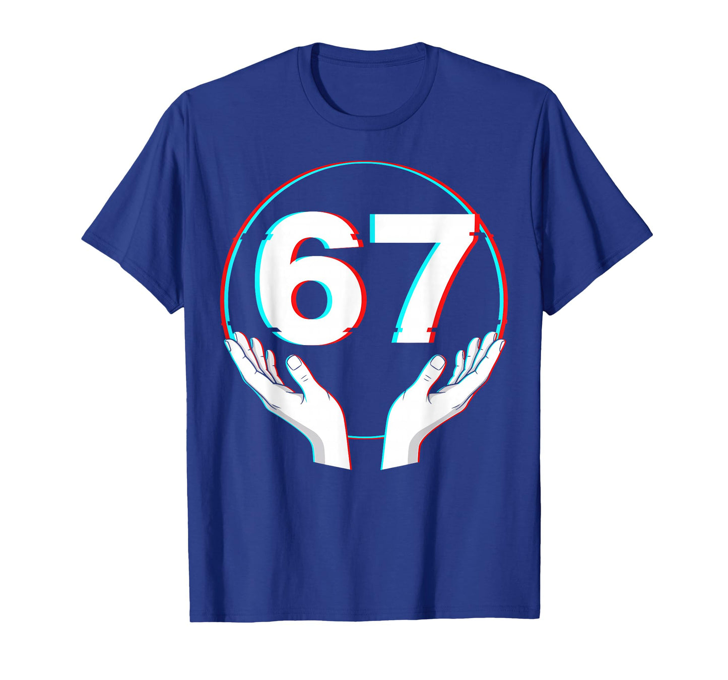 Funny Hands 67 Meme Six Seven Gen Alpha Slang T-Shirt