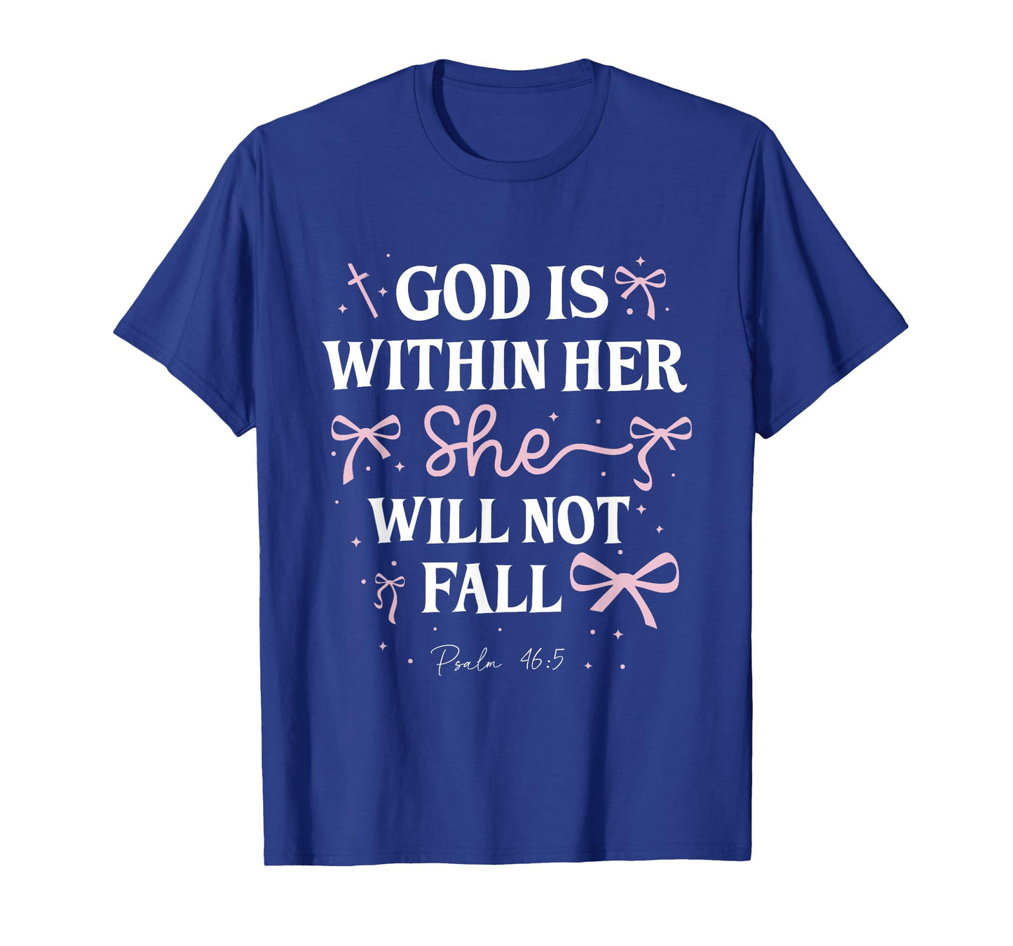 God is Within Her Christian Bible Verse Jesus Faith Based T-Shirt