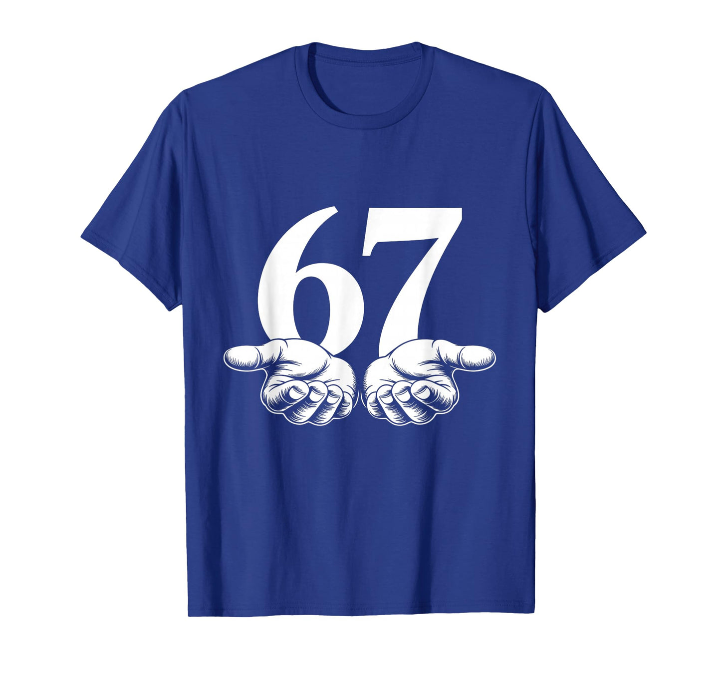 Funny Six Seven 6 7 Meme Gen Alpha Slang T-Shirt