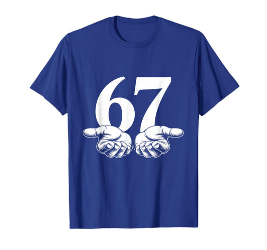 Funny Six Seven 6 7 Meme Gen Alpha Slang T-Shirt