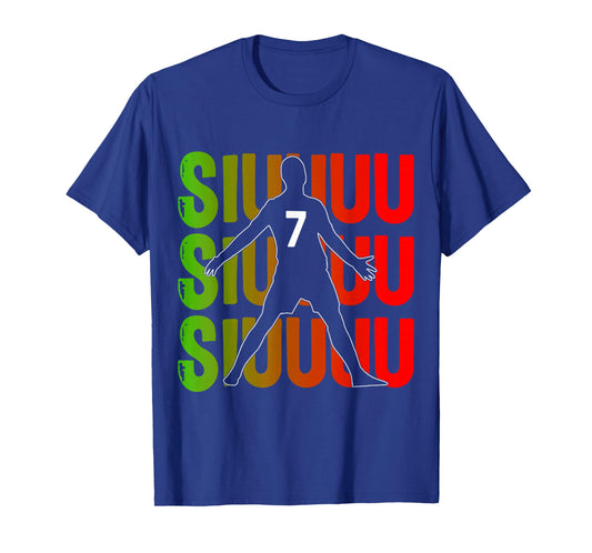 Siuuuu Funny Soccer Present for Soccer Lovers Fans Kids Boys T-Shirt