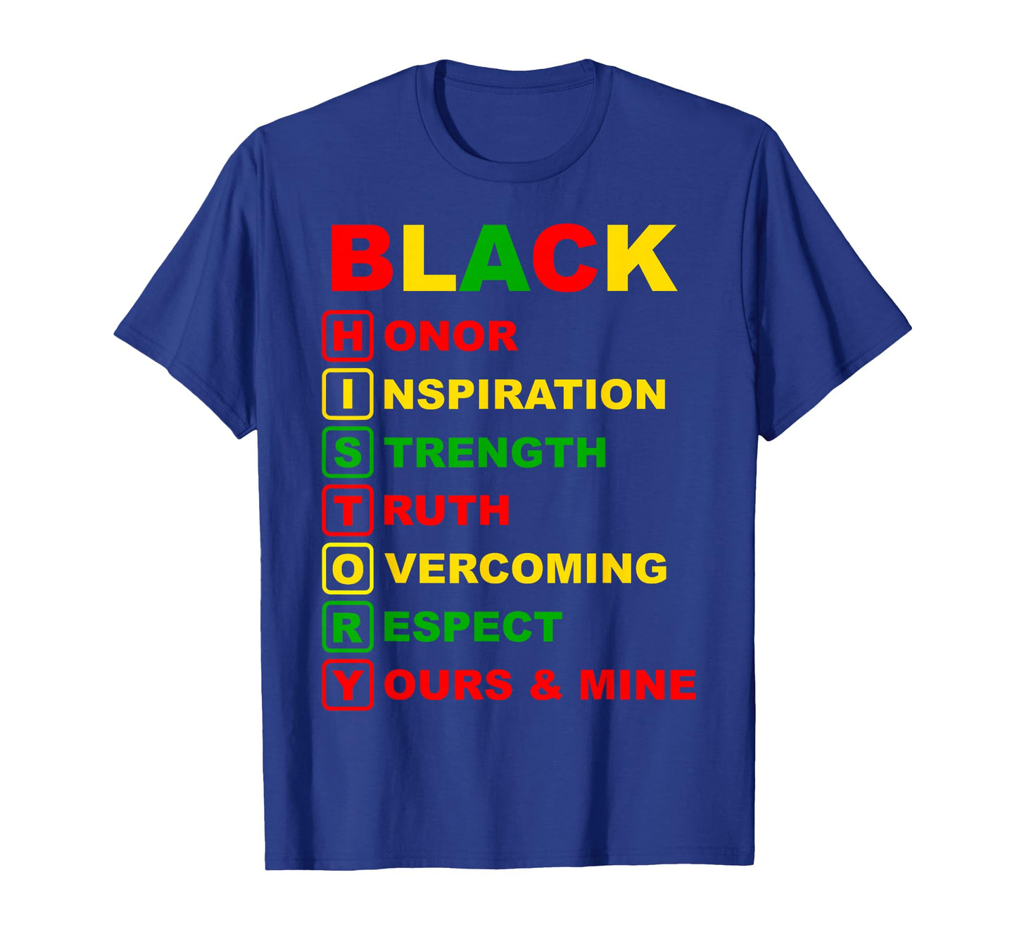 Black History Month Pride Melanin African American Men Women T-Shirt