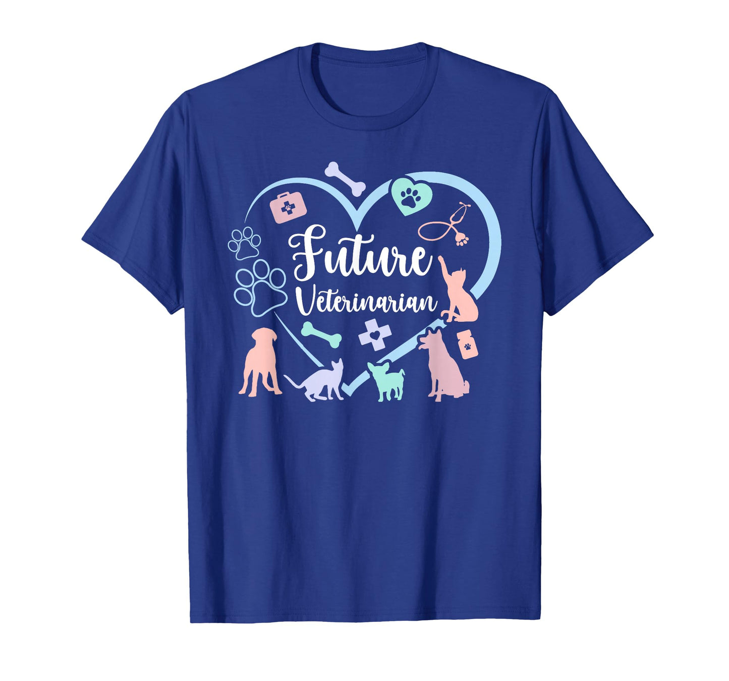 Future Veterinarian Heart Veterinary Student Vet in Progress T-Shirt