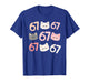67 and Cats Funny Trendy Six Seven Meme Cute Animal T-Shirt