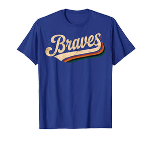 Vintage Braves Retro Gifts Men Women Kids Girl Boy T-Shirt