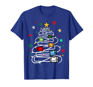 Phlebotomy Blood Tube Christmas Tree Phlebotomist Phleb Tech T-Shirt