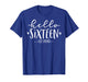Hello Sixteen Est 2010 16th Birthday Girl 16-Year-Old T-Shirt