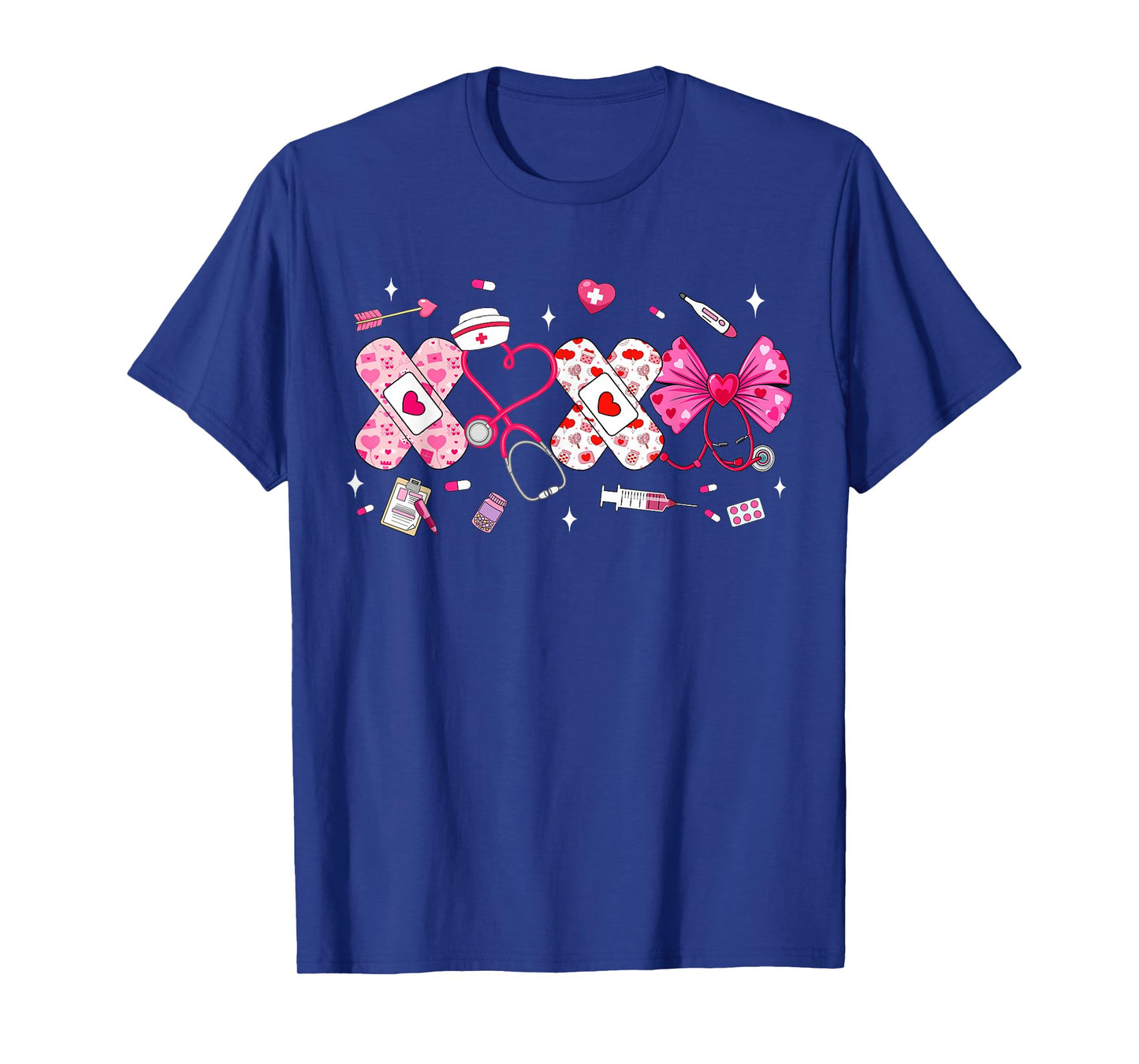 XOXO Nurse Valentines Day Stethoscope Valentine for Nurse T-Shirt