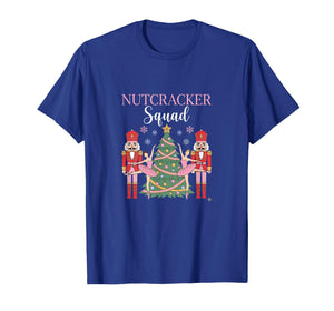 Nutcracker Ballet Christmas Ballerina Pink Dance Squad T-Shirt