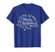 Merry Christmas Lights Xmas Family Matching Pajama Men Women T-Shirt