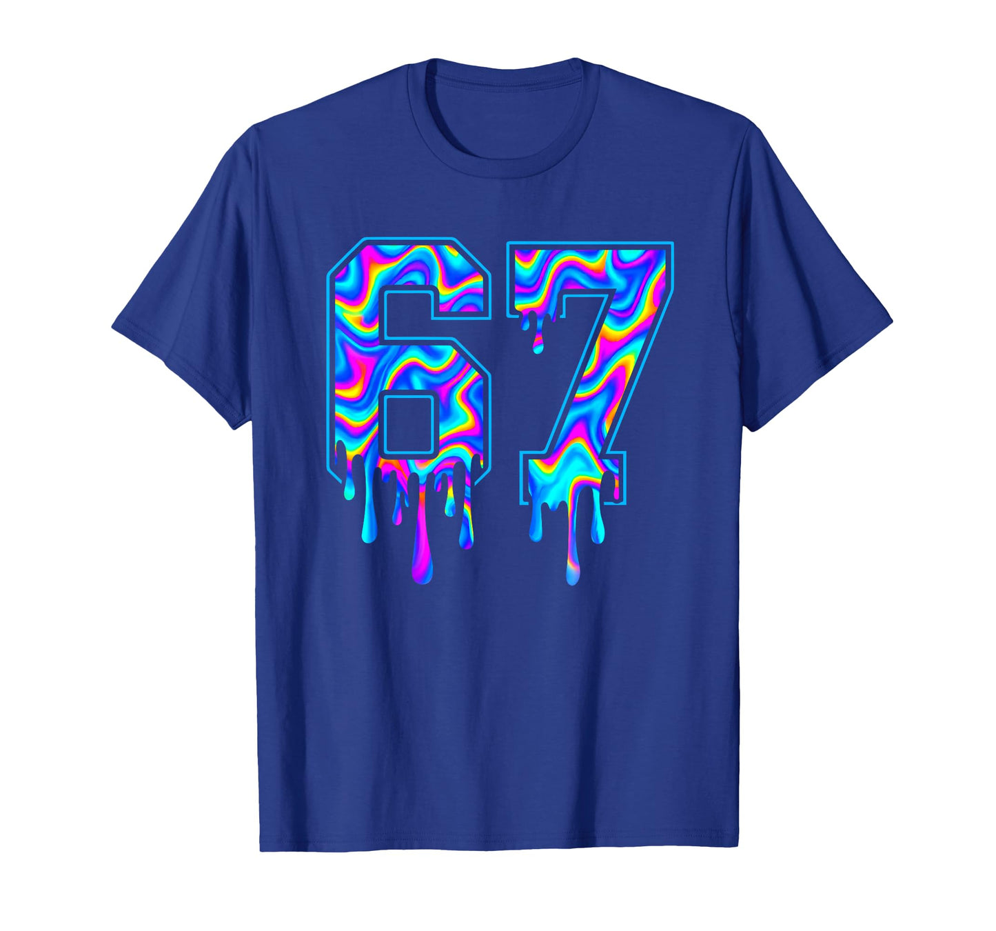Swirl Six Seven Drip 6 7 Meme Gen Alpha Slang T-Shirt
