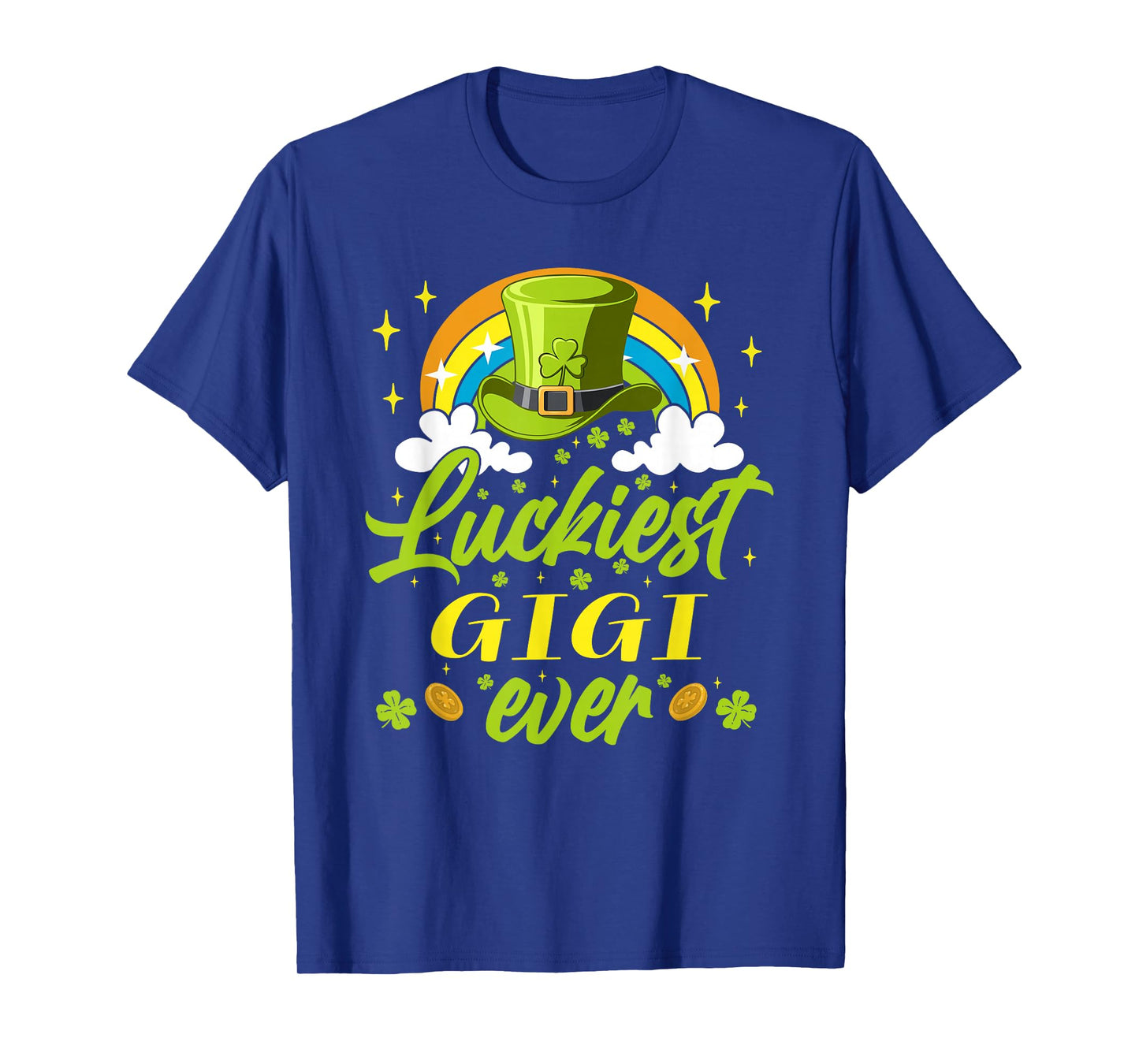 Luckiest Gigi Ever Shamrocks Lucky St Patrick's Day T-Shirt