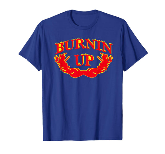 Burnin Up Flames Vintage T-Shirt