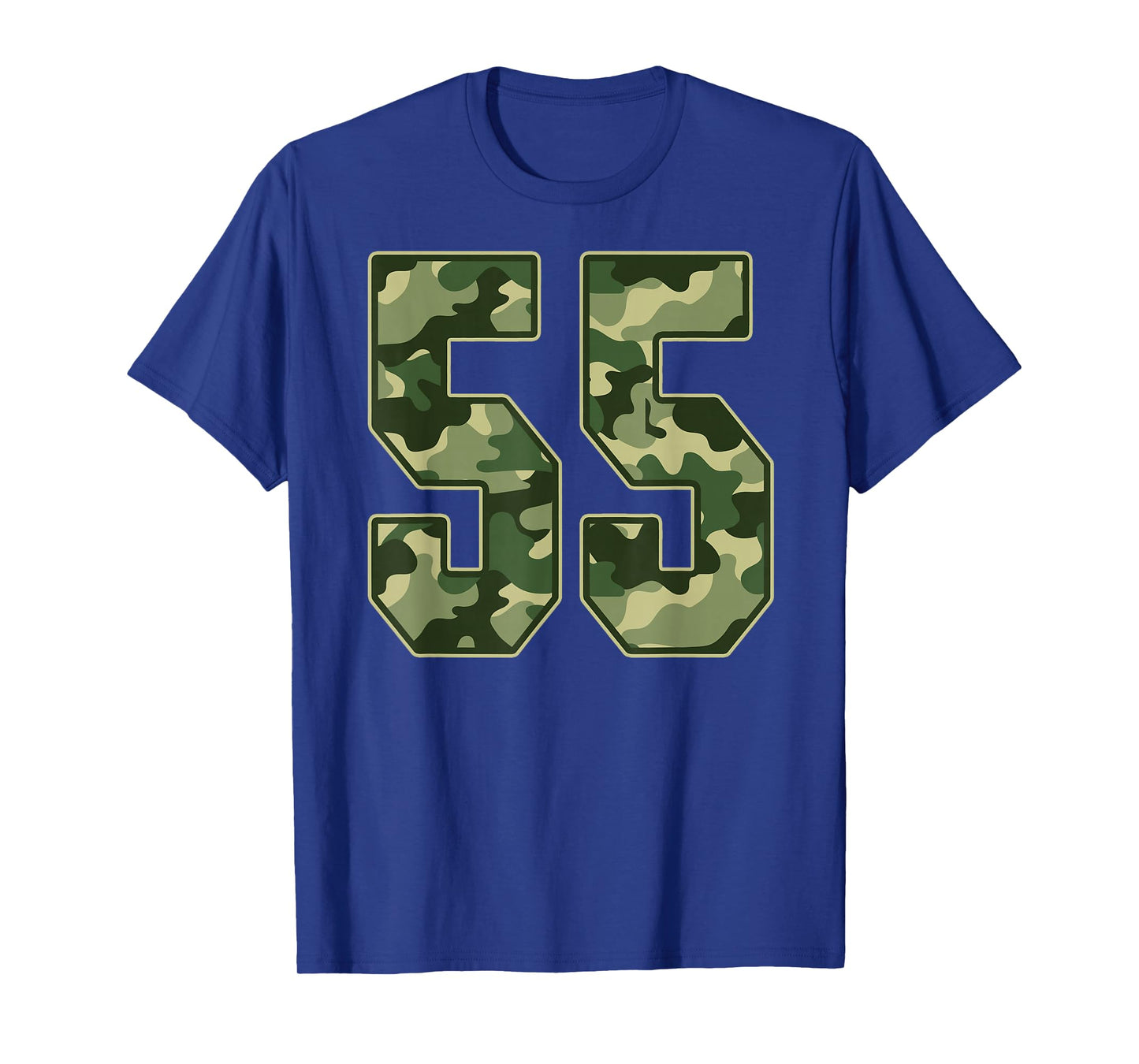Camo #55 Jersey Number 55 Uniform Fan Favorite Player T-Shirt