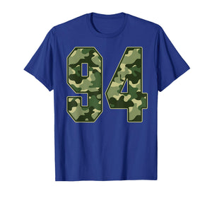 Camo #94 Jersey Number 94 Uniform Fan Favorite Player T-Shirt
