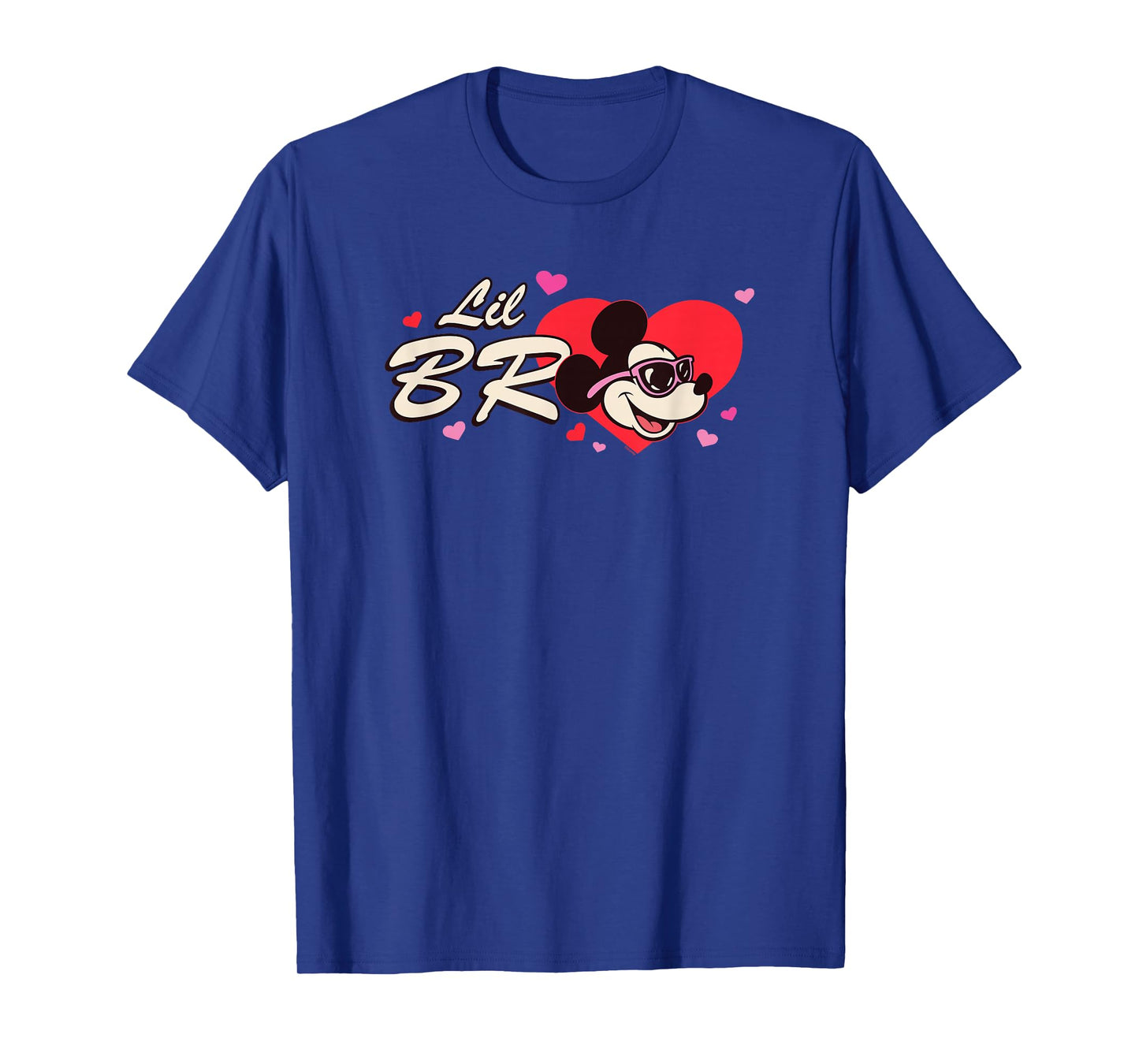 Disney Valentine's Day Lil Bro Gift Family Matching Trip T-Shirt