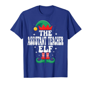 The Assistant Teacher Elf Funny Christmas Matching Family T-Shirt