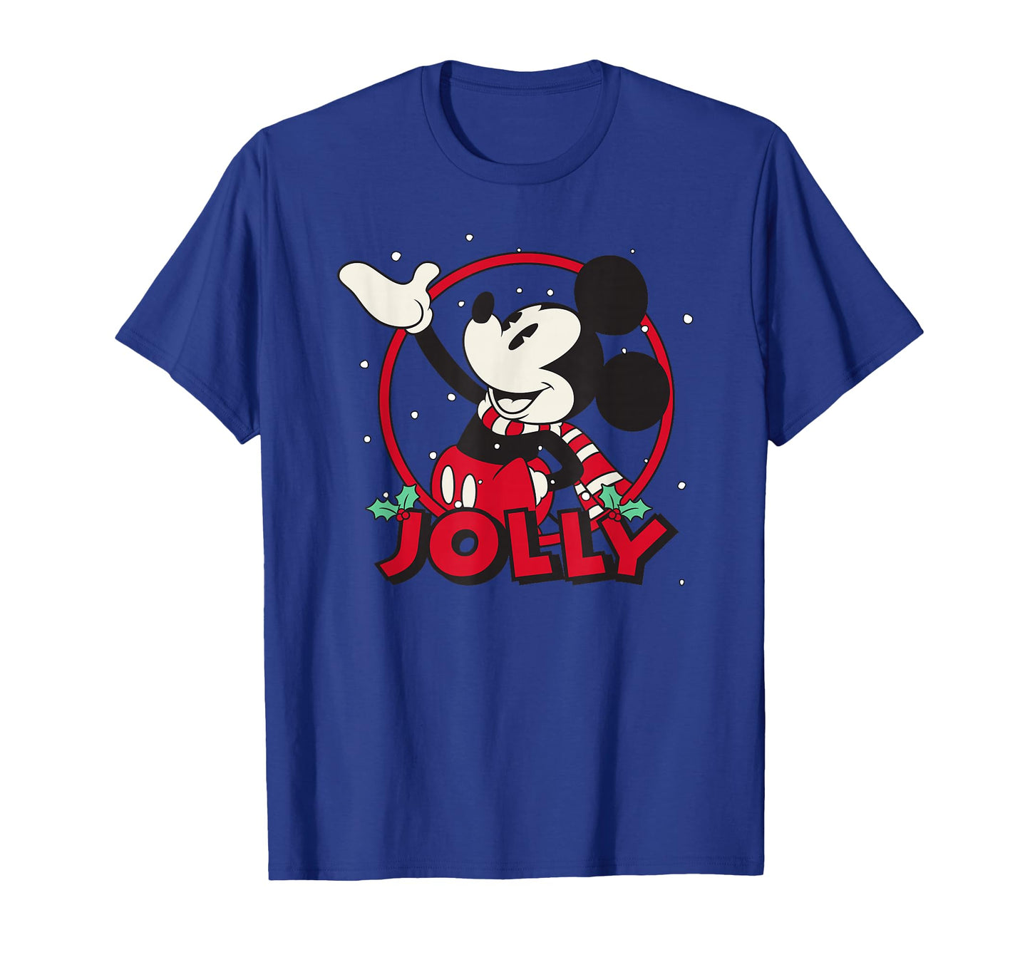 Disney Mickey and Friends Christmas Jolly Mickey Portrait T-Shirt