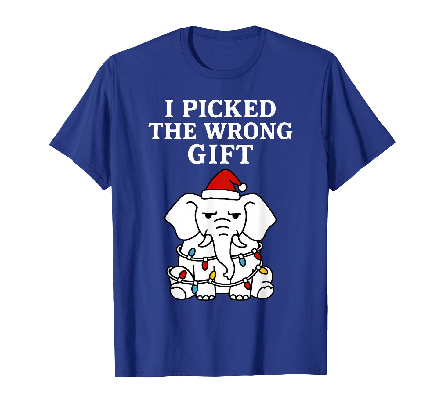 Christmas Men Women Kids Funny White Elephant T-Shirt