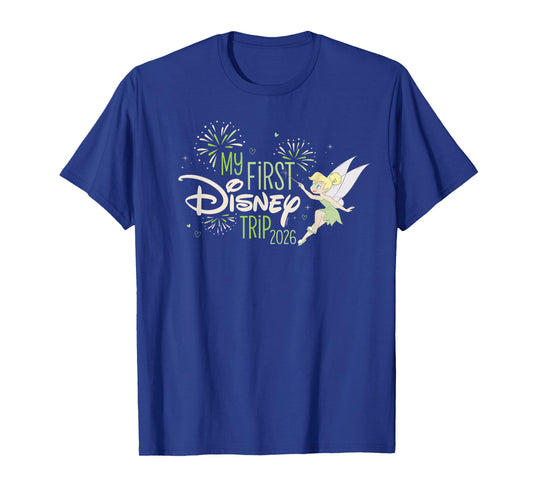 Disney Tinker Bell My First Disney Trip 2026 Vacation T-Shirt