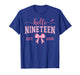 Hello Nineteen Est 2006 Coquette Bow 19th Birthday Girl T-Shirt