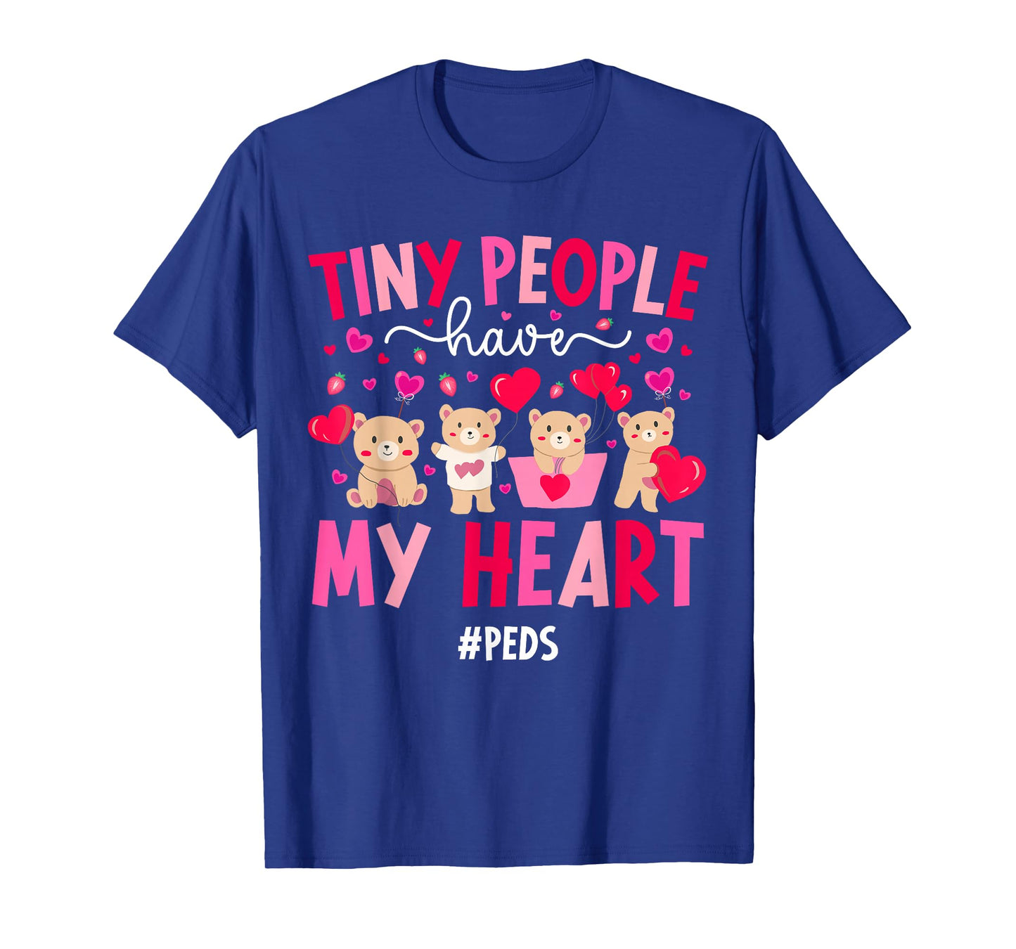 Valentine Peds Nurse Valentines Day Pediatric Nurse T-Shirt