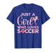 Cool Soccer Art for Women Teen Girls Goalie Soccer Player T-Shirt