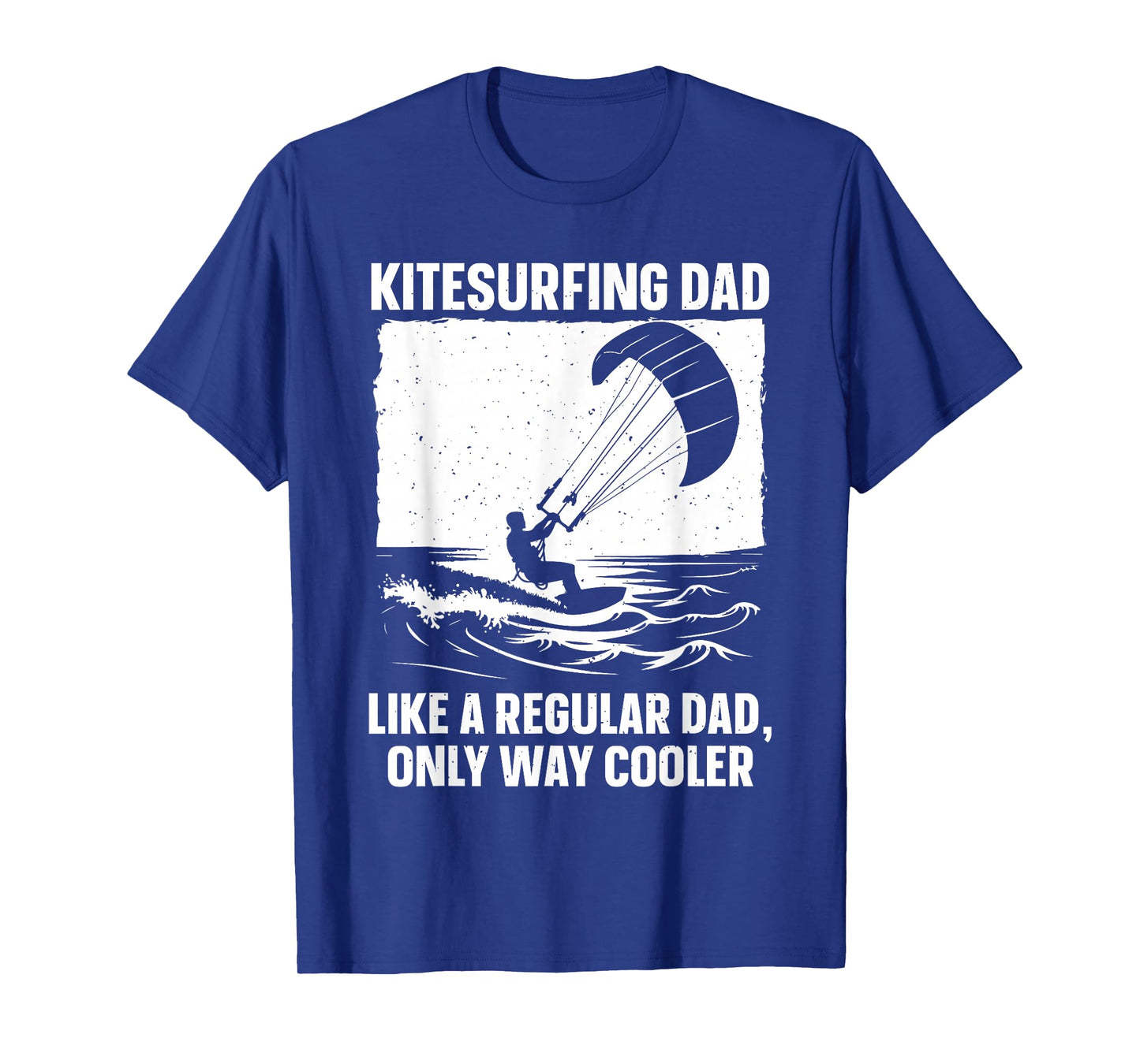 Cool Kitesurfing Art for Dad Men Kiteboarding Kite Surfing T-Shirt