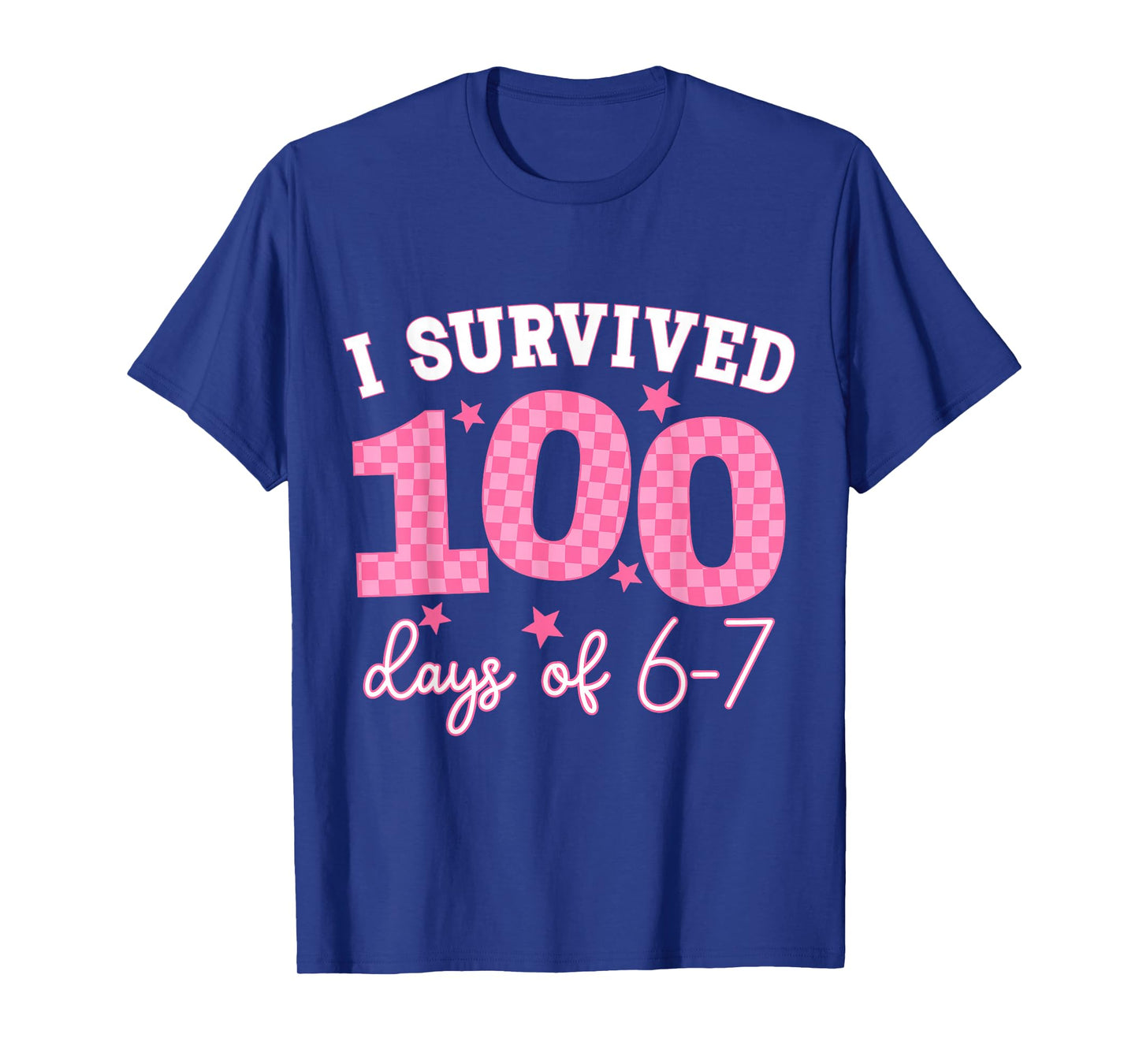 I Survived 100 Days of 6-7 Meme 67 Six Seven Teacher Kids T-Shirt