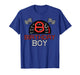 8 Birthday Boy Speedometer Race Flag 8th Bday Boys Kids T-Shirt