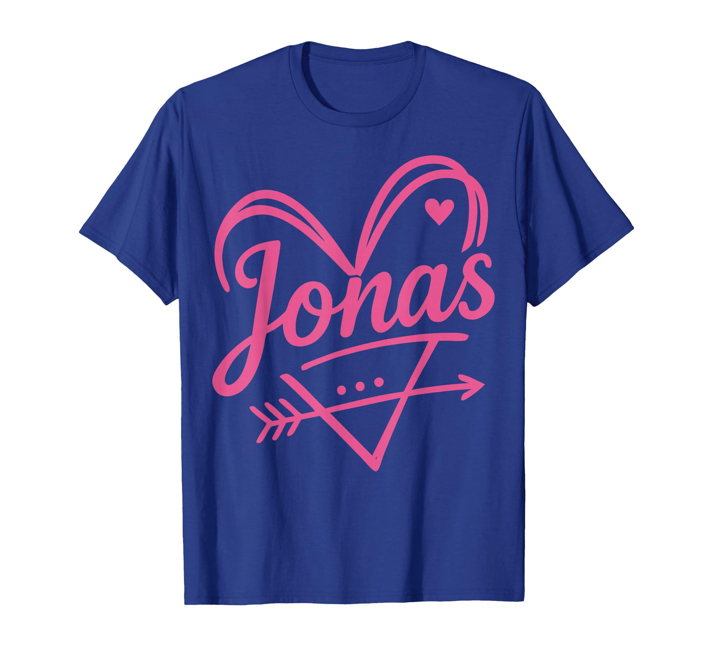 Vintage Jonas Name Heart Arrow Gift for Men Women Kid T-Shirt