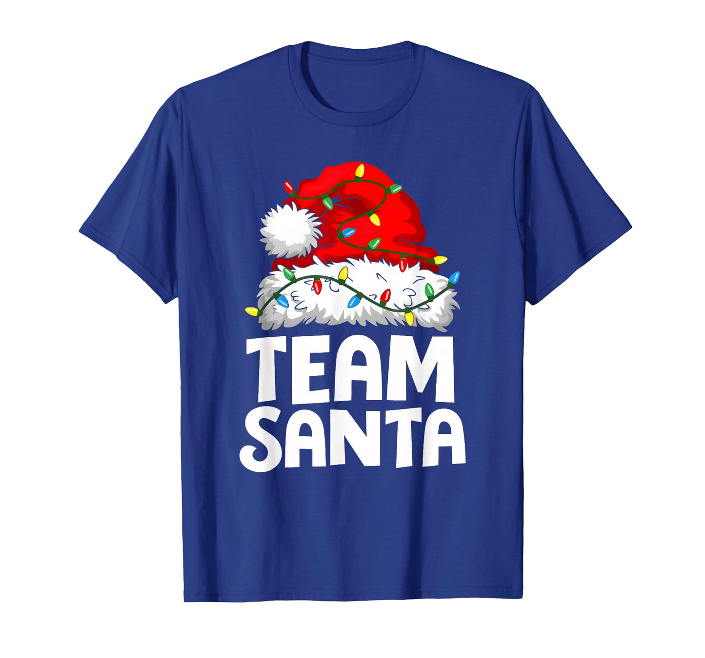 Team Santa Christmas Squad Family Matching Pajamas Boys Men T-Shirt