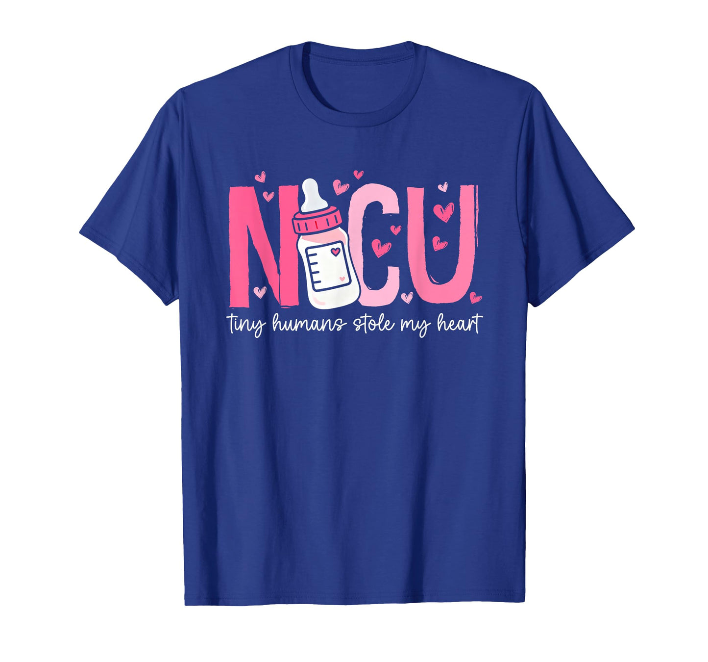 Valentines NICU Nuse Tiny-Humans Stole My Heart Nursing Life T-Shirt