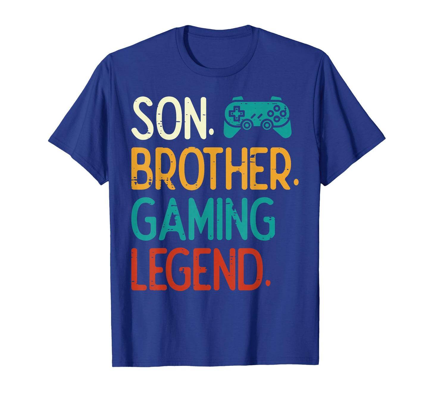 Son Brother Gaming Legend Retro Gamer Boys Kids Youth Men T-Shirt