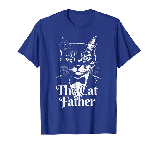 Cat Lover Gifts Funny The CatFather Mens Cat Dad T-Shirt