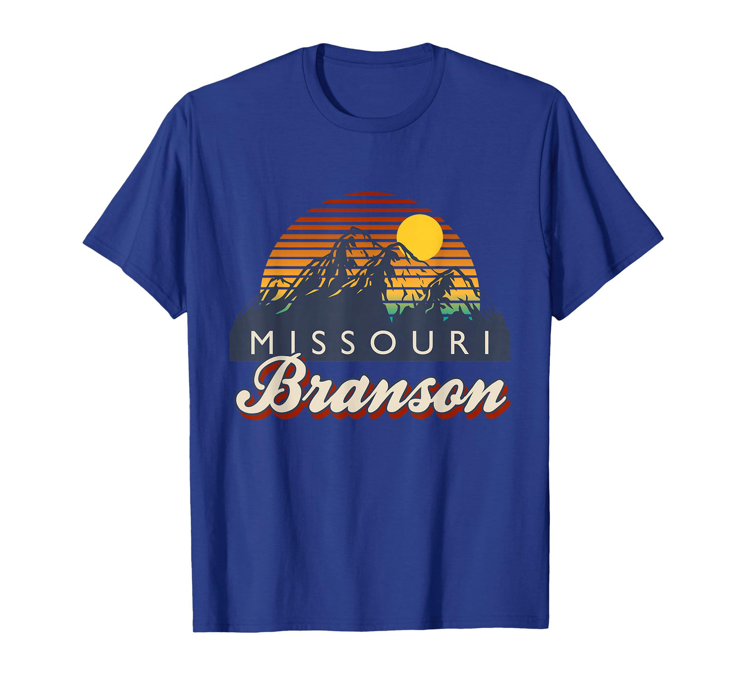Branson Missouri Vintage Mountain Hiking Retro 80s 90s T-Shirt